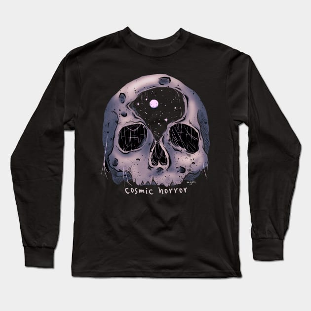 Cosmic Horror Long Sleeve T-Shirt by LoudMouthThreads